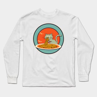 Kitty Chow Mein Long Sleeve T-Shirt